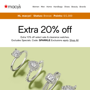 💎Diamond Sale💎 30-70% off + an extra 20% off fine jewelry!