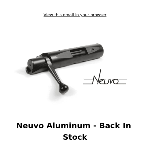 Neuvo Aluminum - Back In Stock