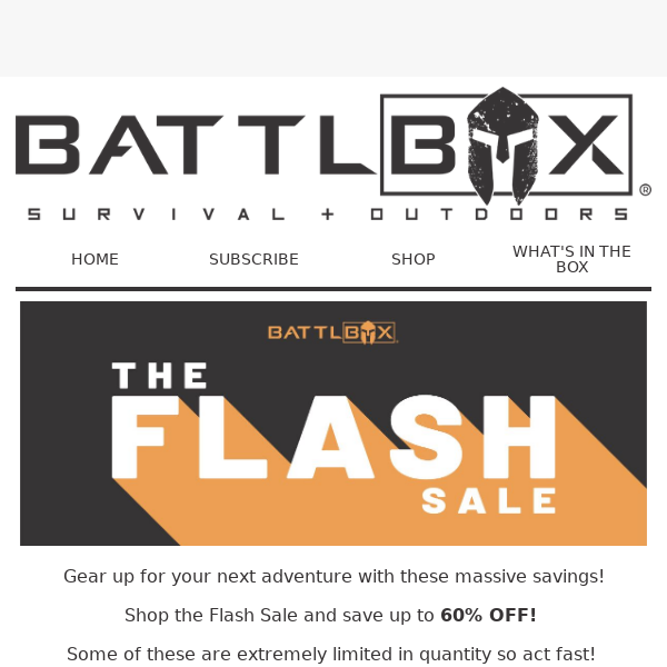 This Flash Sale is a BIG one!