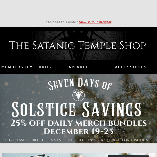 Day Six: Seven Days of Solstice Savings