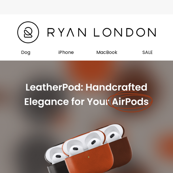 LeatherPod: Handcrafted Elegance for Your AirPods