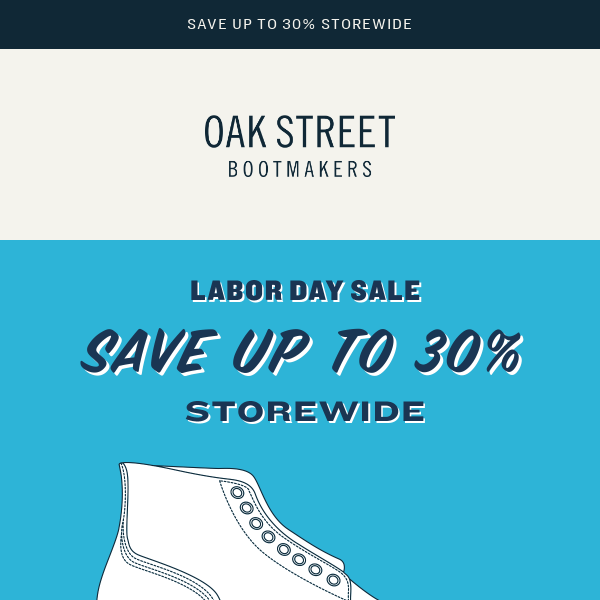 Our Labor Day Sale Begins