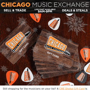 Still Looking for the Right Gift? Get the Musicians on Your List a CME Gift Card!