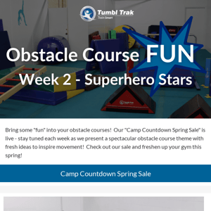 [OBSTACLE COURSE IDEA] Superhero Stars! 🦸