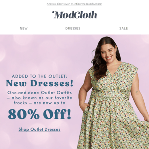 So many 80% off frocks left to shop!