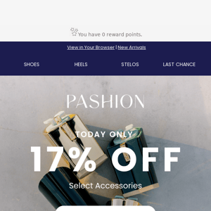 ONE DAY ONLY: 17% OFF Select Accessories