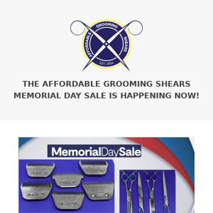 AGS Memorial Day Sale