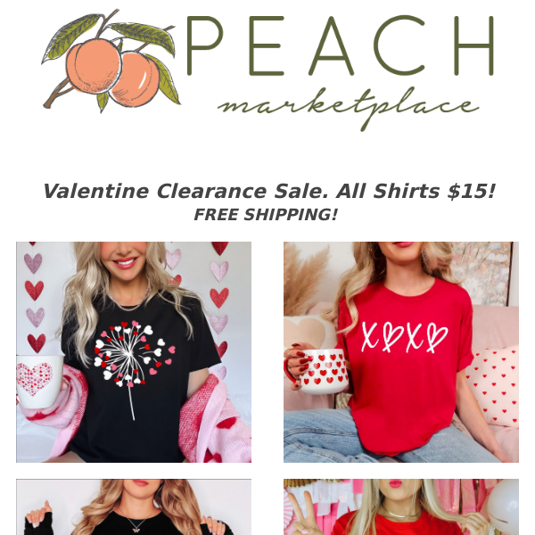 Valentine's Clearance Sale! ❤️