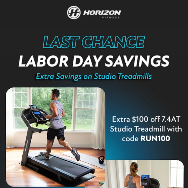 Last chance for Labor Day Sale: Save up to $150 on fitness equipment!