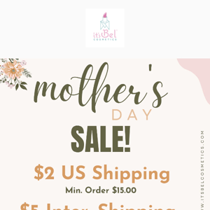 Our Mother's Day sale has started!