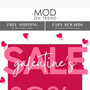 celebrate Galentine's Day with 30% OFF 💌