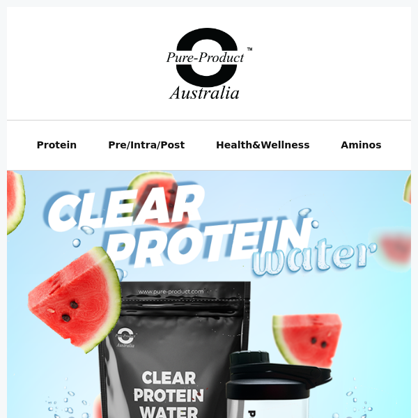 🍉💪🔥 Limited Time Offer: Get 5% off Clear Protein Watermelon! 💦💯✨