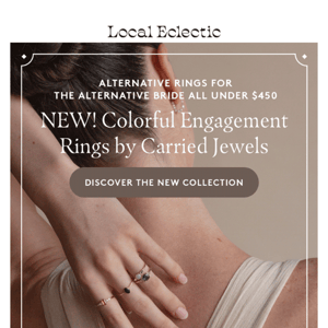 NEW! Colorful Engagement Rings