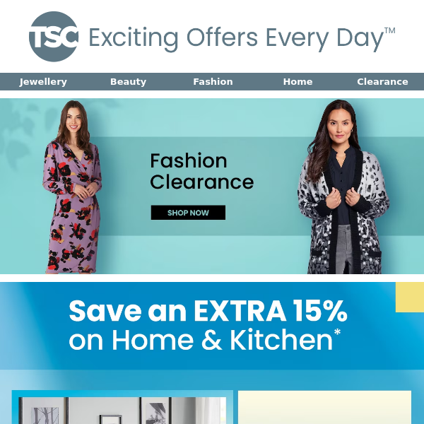 💥 SAVE an EXTRA 15% on Home & Kitchen 💥