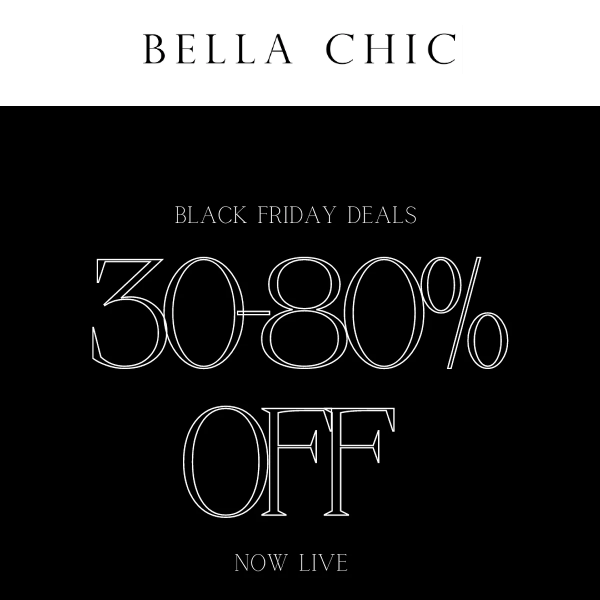 Black Friday Deals are HERE! 💋🖤