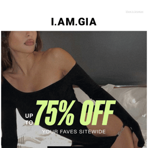 UP TO 75% OFF! ❤️‍🔥 Too good to miss! 