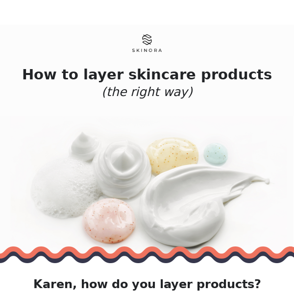 How to layer skincare products 🧴