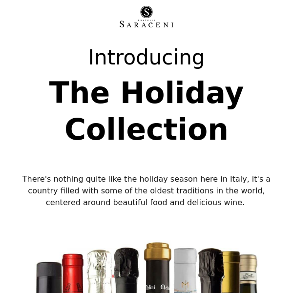It's Here: Our Holiday Collection Italian Classic