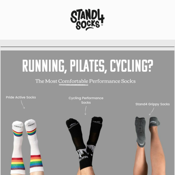 Stand4Socks, See Our Limited Edition Active Collection