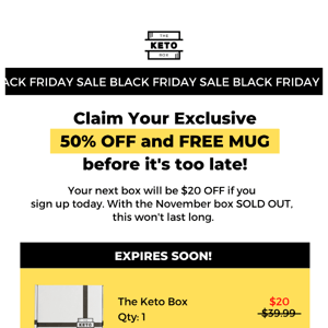 📣 Our Black Friday Sale (Is Almost Sold Out!)