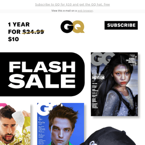 Flash Sale! GQ for only $10