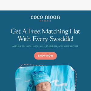 💙 Buy A Swaddle, Get A FREE Matching Hat 💙