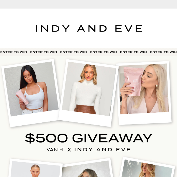 $500 GIVEAWAY: Enter Now For Your Chance To Win! 🥳