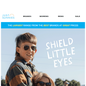 Shield little eyes all-year-long ☀️