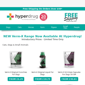 NEW Verm-X Range Now Available At Hyperdrug!