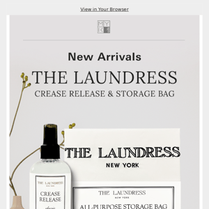 😍NEW IN! The Laundress Crease Release & Storage Bag