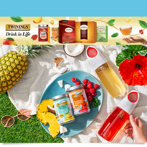 #NationalRefreshmentDay is July 29! Celebrate with 15% off Twinings Cold Teas