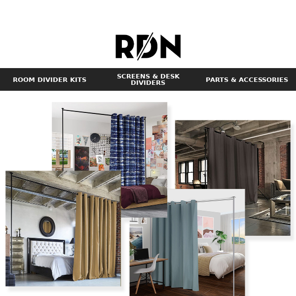 Shop Now for Customizable Room Dividers