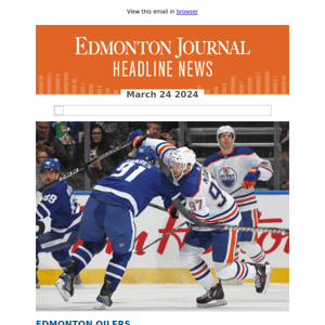 Toronto Maple Leafs punch holes in Edmonton Oilers