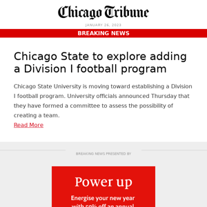 Chicago State to explore adding a Division I football program