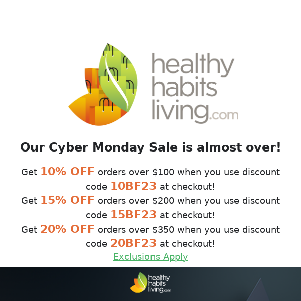 Cyber Monday is almost over!