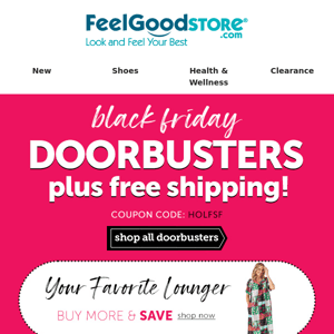 Last Day of our Black Friday Doorbusters 🤑