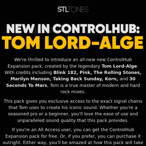New Release from Tom Lord-Alge!