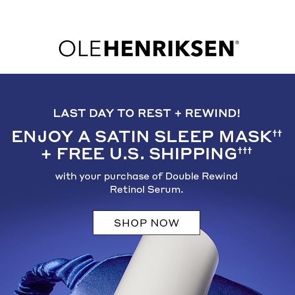 This luxurious eye mask gift ends tonight 😴