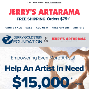 Help An Artist In Need, $15,000* In Total ✨ Empowering Artists! Enter Now