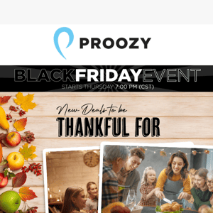 🦃 New Deals to be Thankful For! 🦃