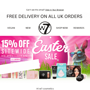 Our 15% off Easter sale ends soon 💄