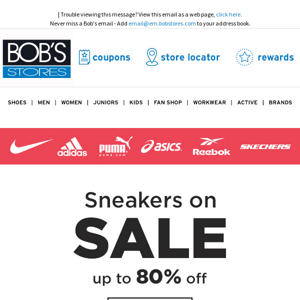 Sneakers on SALE Up to 80% OFF