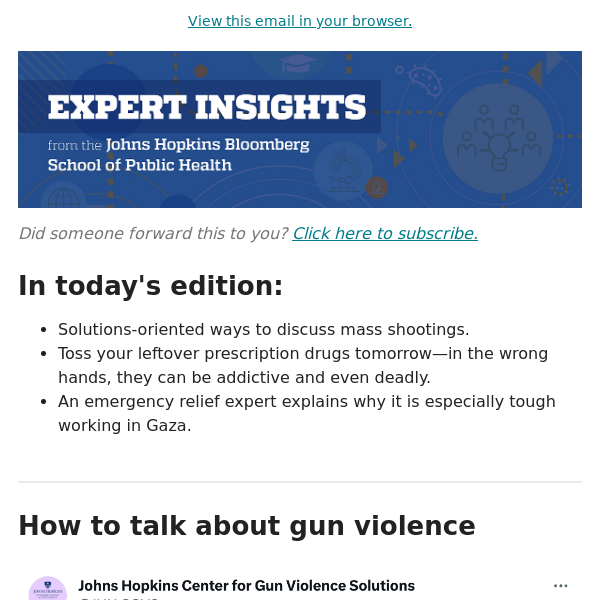 How to talk about gun violence