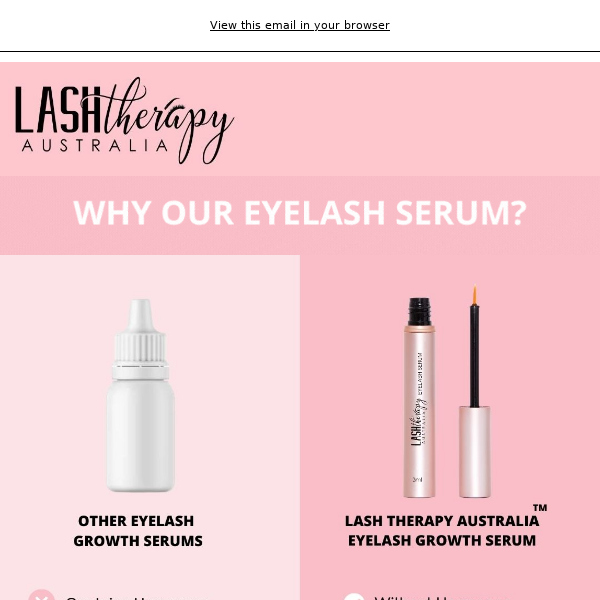 Why Lash Therapy Australia Eyelash Serum?😍 Lash Therapy Australia