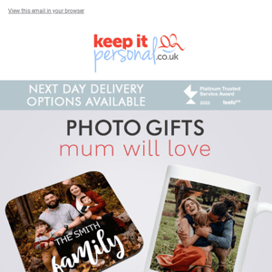 📷 Photo Gifts For Mum!