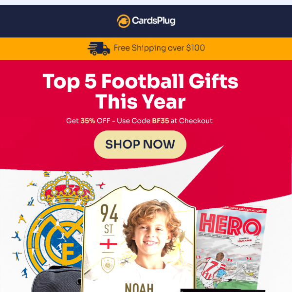Top 5 Football Gifts This Year