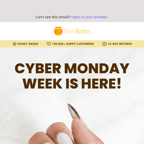 Cyber Monday Week Is Here!