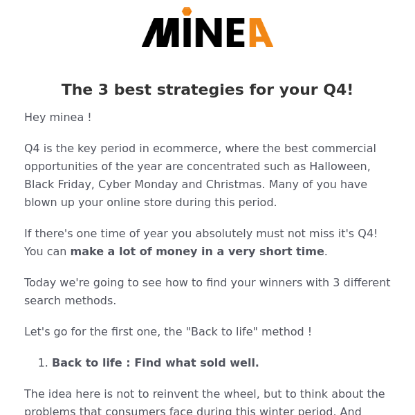 🔎 Find the best winning products for Q4 in a few clicks !