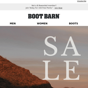 New Boot Markdowns