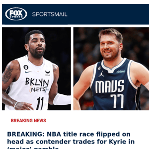 BREAKING 🛑 NBA trade bombshell as Kyrie joins Luka 😲